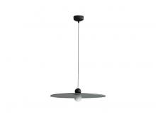  3133-P24 FB-GY - Faroe 24" LED Pendant in Flecked Black/Grey