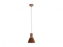  3133-P8 CO-BK - Faroe 8" LED Pendant in Coffee/Black