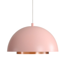  3632-12 DRS-ACR - Wry Lighting Solsken Integrated LED Pendant in Dusty Rose