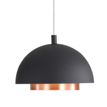  3632-7 SNB-ACR - Wry Lighting Solsken Integrated LED 7in Pendant in Sand Black