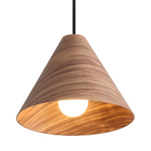  3988-10 DWA - Golden Lighting Conique 1-light 10in Pendant in Dark Walnut