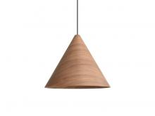  3988-24 DWA - Conique 3-Light Pendant in Dark Walnut