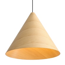  3988-24 LWA - Golden Lighting Conique 3-light Pendant in Light Walnut