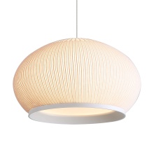  4017-11 SNY - Golden Lighting Tela Integrated LED 11in Pendant in Sand Yellow