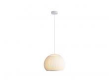  4017-14 SNY - Tela 14" LED Pendant in Sand Yellow