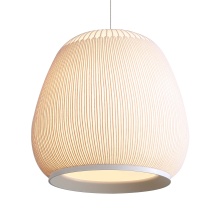  4017-17 SNY - Golden Lighting Tela Integrated LED 18in Pendant in Sand Yellow