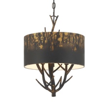  4500-3P ABI - Wry Lighting Arboreal 3-light Pendant in Antique Black Iron