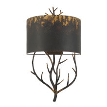  4500-WSC ABI - Wry Lighting Arboreal 2-light Wall Sconce in Antique Black Iron