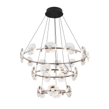  5028-12-8-6 CH - Ziva by Golden Lighting Celestia 26-light Integrated LED Chandelier in Chrome