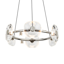  5028-6 CH - Ziva by Golden Lighting Celestia 6-light Integrated LED Chandelier in Chrome