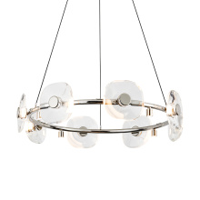  5028-8 CH - Ziva by Golden Lighting Celestia 8-light Integrated LED Chandelier in Chrome