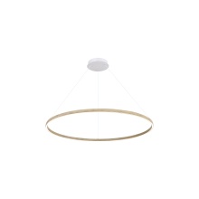  5460-35 DW - Golden Lighting Veritas Integrated LED 35in Chandelier in Driftwood