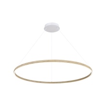  5460-59 DW - Golden Lighting Veritas Integrated LED 59in Chandelier in Driftwood