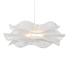  6300-24 WHT - Wry Lighting Whisper Integrated LED Pendant in Matte White