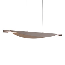  6400-LP42 COS - Yep by Golden Lighting Luma Integrated LED Island Light in Coffee Silver