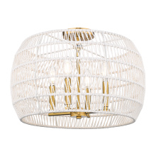  6808-4SF MBG-WR - Wry Lighting Ellie 4-light Semi-Flush Mount in Modern Brushed Gold