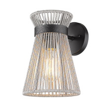  6938-1W BLK-BR - Golden Lighting Avon 1-light Wall Sconce in Matte Black
