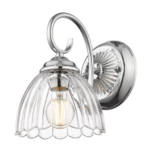  6952-1W CH-CLR - Golden Lighting Audra 1-light Wall Sconce in Chrome