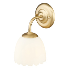  6954-1W BCB-OP - Golden Lighting Dorinda 1-light Wall Sconce in Brushed Champagne Brass