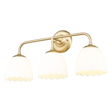 6954-BA3 BCB-OP - Golden Lighting Dorinda 3-light Vanity in Brushed Champagne Brass