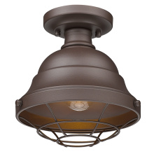  7316-OSF TBZ - Golden Lighting Bartlett 1-light Outdoor Ceiling in Textured Bronze