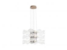  8046-3P LG - Vetrina LED 3-Light Pendant in Light Gold with Clear Glass Shade