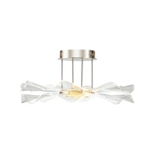  8046-SF LG - Golden Lighting Vetrina Integrated LED Semi-Flush Mount in Light Gold