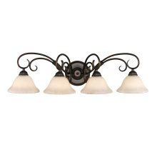  8606-BA4 RBZ-TEA - Wry Lighting Homestead 4-light Vanity in Rubbed Bronze