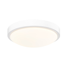  9128-FM10 WHT-OP - Golden Lighting Gabi Integrated LED 10in Flush Mount in Matte White