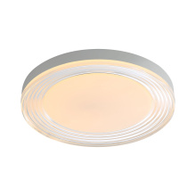  9518-20 SNW-CLR - Wry Lighting Ondulada Integrated LED 20in Flush Mount in Sand White and Clear Glass
