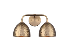  6950-BA2 MBS-MBS - Shepard 2-Light Bath Vanity in Modern Brass with Modern Brass