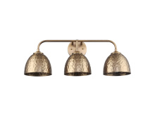  6950-BA3 MBS-MBS - Shepard 3-Light Bath Vanity in Modern Brass with Modern Brass