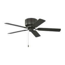  5LDH52BZ - Linden 52 Hugger Ceiling Fan in Bronze with Bronze / American Walnut Reversible Blades
