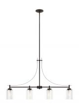  6637304-710 - Elmwood Park Four Light Island Pendant