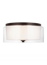  7537302-710 - Elmwood Park Two Light Flush Mount