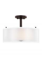  7737302-710 - Elmwood Park Two Light Semi-Flush Mount
