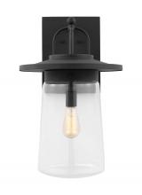  8808901EN7-12 - Tybee casual 1-light LED outdoor exterior extra large wall lantern sconce in black Finish