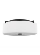  FM313ORB - Small Two Light Flush Mount