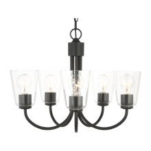  GLC1145MBK - Miles Five Light Chandelier