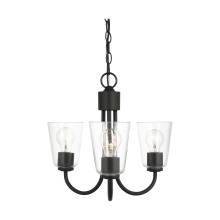  GLC1153MBK - Miles Three Light Chandelier