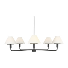  GLC1235MBK - Mendota Five Light Chandelier