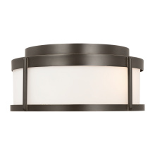  GLO1132OE-ANBZ - Luning Medium Flush Mount