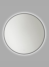  MREL1431MBK - Cadre Round Mirror 36x36