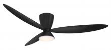  F468L-CL - Hourglass 58" LED Smart Flush Mount Ceiling Fan