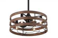  F631L-CL/DK - Audrey - LED 22.5" Ceiling Fan