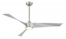  F774L-BN/SL - Pike 56" LED Ceiling Fan