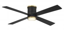  F797L-CL/SBR - Falco 54" LED Flush Mount Ceiling Fan