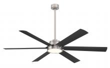  F897L-BNW/CL - Cairo 65" LED Smart Indoor/Outdoor Ceiling Fan