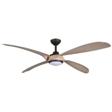  F698L-DB/ASW - Mortyn 60" LED Indoor/Outdoor Ceiling Fan