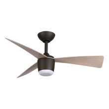  F743L-DB/ASW - Elavan 36" LED Indoor/Outdoor Ceiling Fan